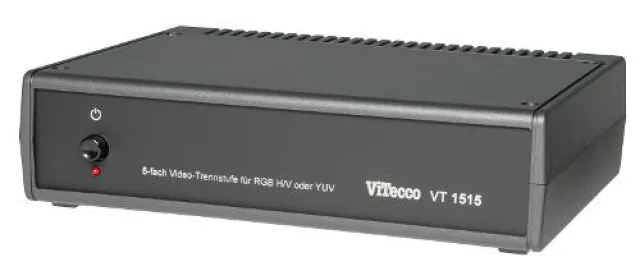 Bild: VT 1515 die Video-Trennstufe für RGB H/V- und YUV-Signale von ViTecco.