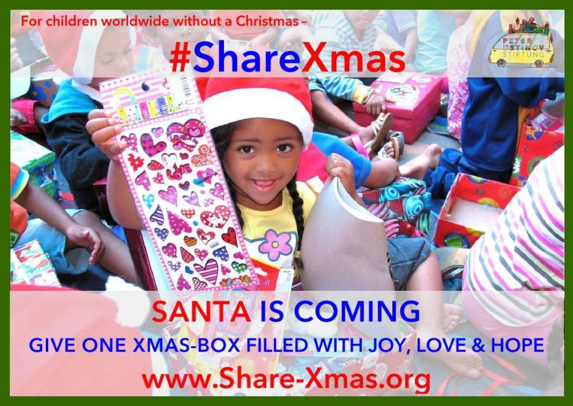 Schenken heißt Freude teilen - #Sharexmas
