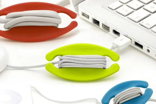 Kabelsalat-Lösung - Cord Wrap neu im Red Dot Shop Bild: Kabelsalat-Lösung - Cord Wrap neu im Red Dot Shop
