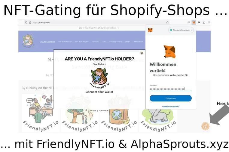 FriendlyNFT.io ermöglicht Online-Käufern bei Shopify-Händlern das Sparen mit Rabatt-NFTs Bild: FriendlyNFT.io ermöglicht Online-Käufern bei Shopify-Händlern das Sparen mit Rabatt-NFTs