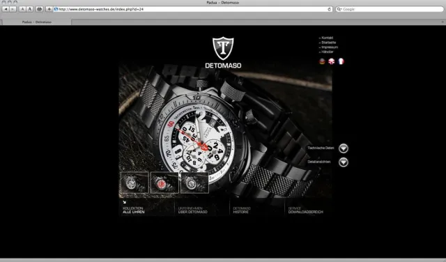 DETOMASO-Herrenuhren: sportlich-maskuline Modelle in italienischem Design Bild: DETOMASO-Herrenuhren: sportlich-maskuline Modelle in italienischem Design