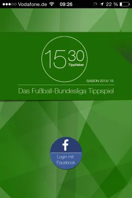 15:30 TIPPFIEBER - DAS BELIEBTESTE BUNDESLIGA TIPPSPIEL AUF FACEBOOK JETZT AUCH MOBIL VERFÜGBAR Bild: 15:30 TIPPFIEBER - DAS BELIEBTESTE BUNDESLIGA TIPPSPIEL AUF FACEBOOK JETZT AUCH MOBIL VERFÜGBAR