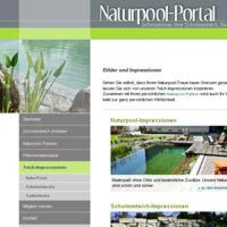 Naturpool-Portal: Das Informationsportal rund um Schwimmteich und Naturpool