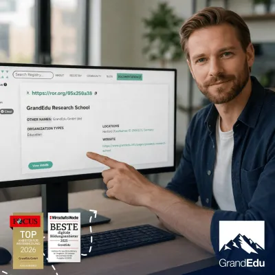Bild: GrandEdu erreicht internationalen Meilenstein: Aufnahme in das Research Organization Registry (ROR)