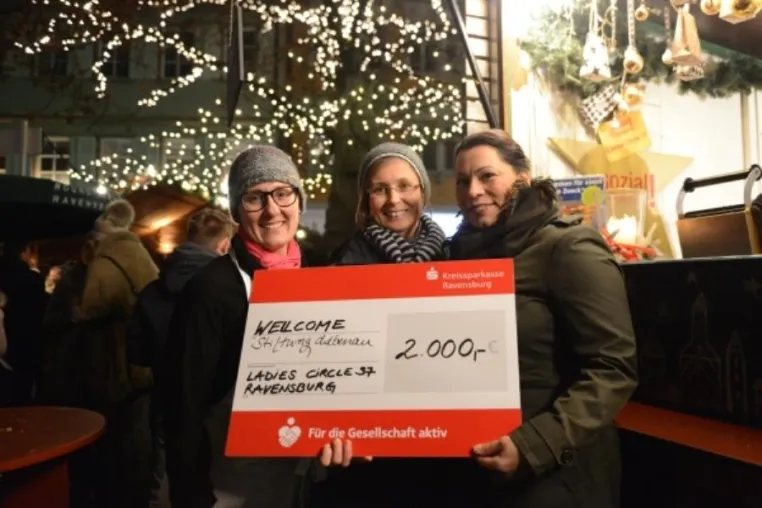 2.000 Euro für die „wellcome-Engel“ im Schussental Bild: 2.000 Euro für die „wellcome-Engel“ im Schussental