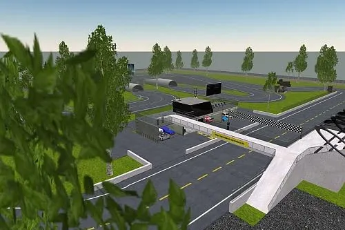 Bild: Second Life: PLUSX.de unterstützt 1. offizielles Rennen auf dem MyControl Speedway