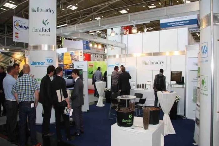 Bild: IFAT-Messe-Nachlese: Überwältigende Nachfrage nach florafuel-Verfahren und floradry-Trocknungssystemen