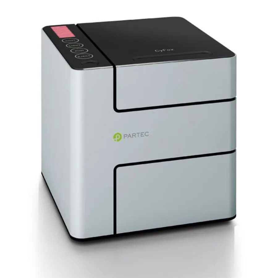 Das neues Partec-Gerät CyFox® Real-Time Gelektrophorese-System vereinfacht die DNA-Analyse.