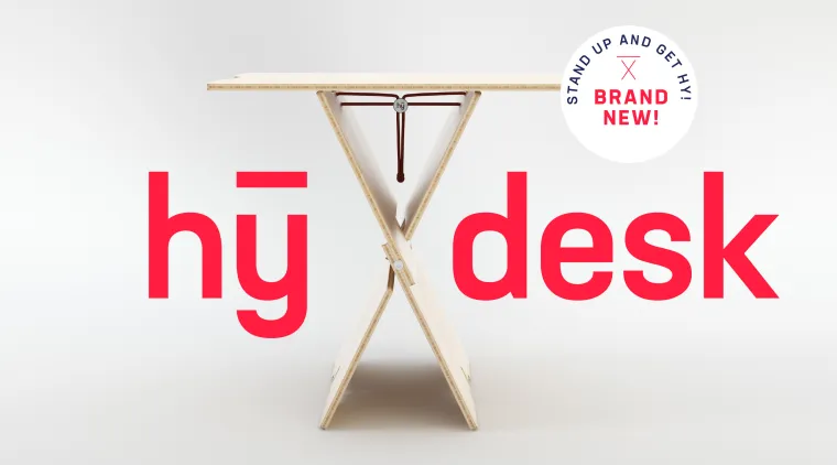 hydesk, der weltweit erste faltbare, tragbare und recycelbare Stehtisch Bild: hydesk, der weltweit erste faltbare, tragbare und recycelbare Stehtisch