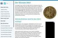 Bild: Einmalig im Internet - Die Münzen Wert Suche von muenzenwert.de