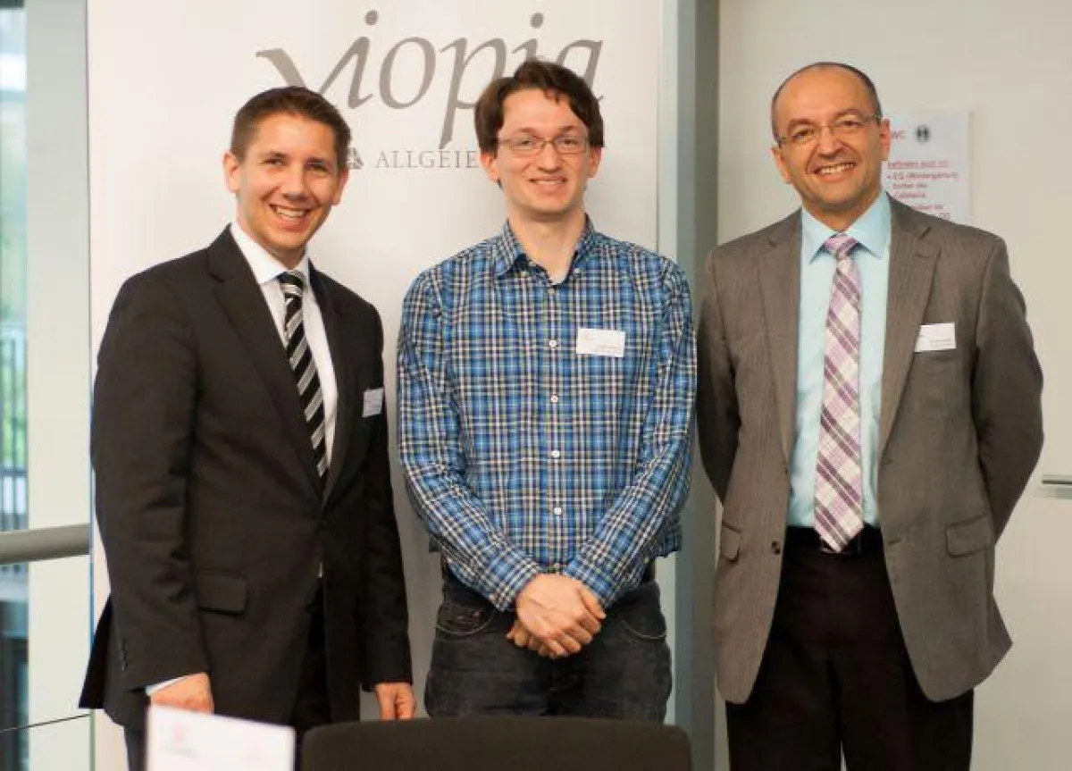 v.l.n.r.: Mike Wagner, Philipp Lehmayr, Dr. Bruno Quint