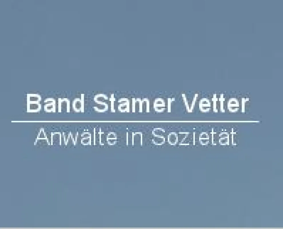 Rechtsanwaltskanzlei für Band Stamer Vetter in Berlin