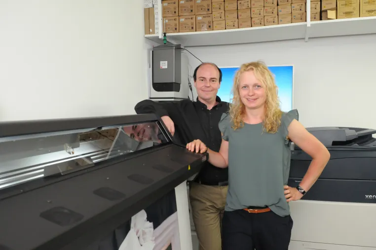Bild: Innovative Technologien im Medienzentrum Günzburg: Großformatdrucke jetzt zeitnah lieferbar