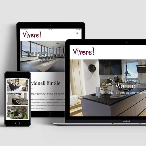 Wohlfühlen im Web- Neuer Webauftritt für Vivere! durch amadeus Agentur Bild: Wohlfühlen im Web- Neuer Webauftritt für Vivere! durch amadeus Agentur