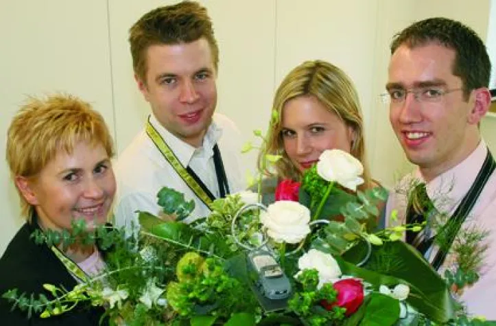 Bild: NJT 2008 - Marketingnachwuchs im Blumenrausch