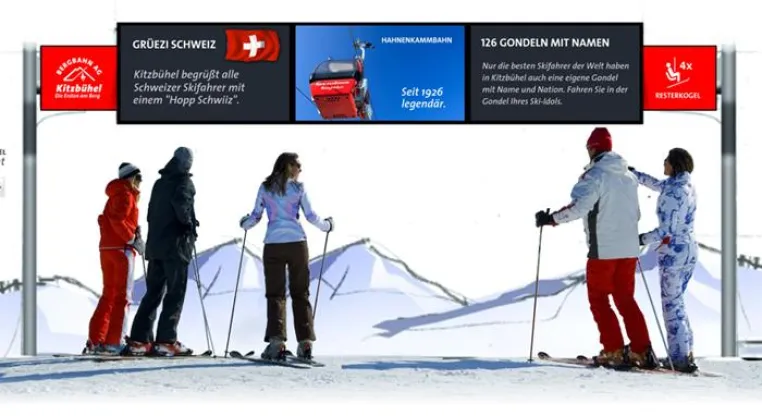 Erstes flächendeckendes Infotainmentsystem in einem Skigebiet Bild: Erstes flächendeckendes Infotainmentsystem in einem Skigebiet