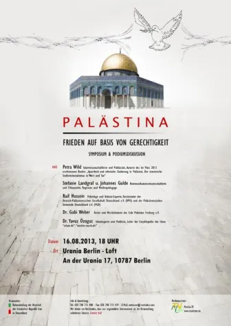 Bild: Symposium "Palästina – Frieden auf Basis von Gerechtigkeit"