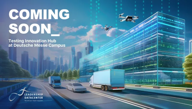 Bild: data drive every move forward  - LDC Edge Datacenter setzt neue Maßstäbe auf der IAA TRANSPORTATION