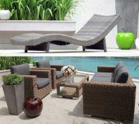 Neue Gartenmöbel aus Polyrattan: Frisches Design, schier