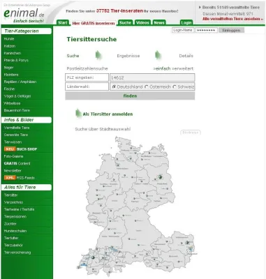 Bild: Hund, Katze, Maus - enimal.de findet Tiersitter für die Ferien