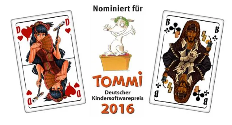 Skatinsel nominiert für den Kindersoftwarepreis "Tommi" Bild: Skatinsel nominiert für den Kindersoftwarepreis "Tommi"