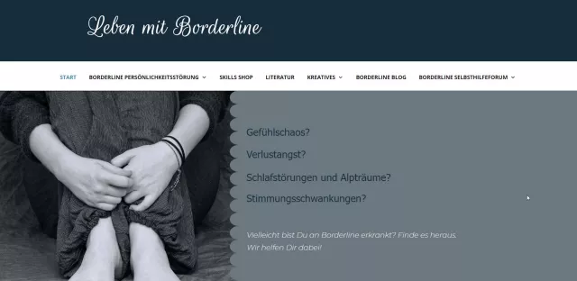 Bild: Leben mit Borderline - Selbsthilfeprojekt mit Infomationsseite, Selbsthilfeforum & Blog