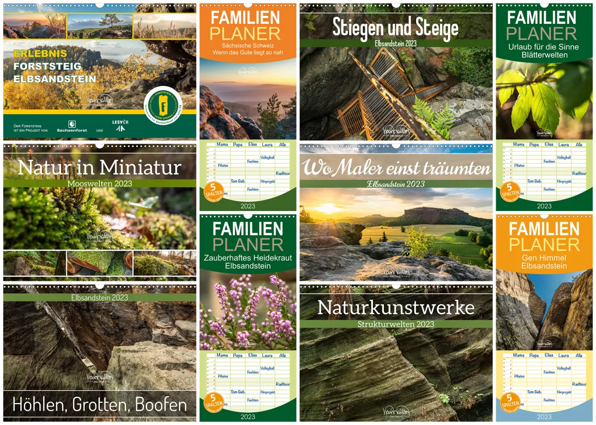 Regionalkalender Sächsische Schweiz 2023 (© Kevin Walther | shop.pixelwerk.zwo-hoch-3.org)