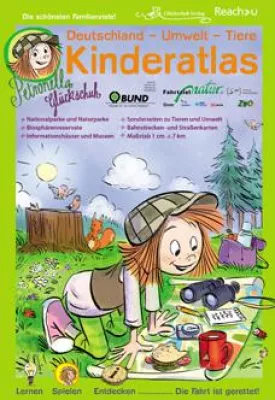 Bild: Neuerscheinung Kinderatlas-Deutschland, Umwelt, Tiere (Glückschuh mit BUND, Fahrtziel Natur...)