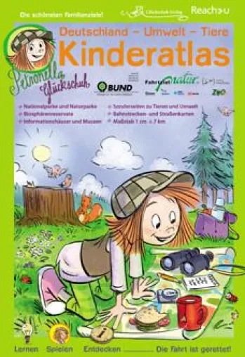 Bild: Neuerscheinung Kinderatlas-Deutschland, Umwelt, Tiere (Glückschuh mit BUND, Fahrtziel Natur...)