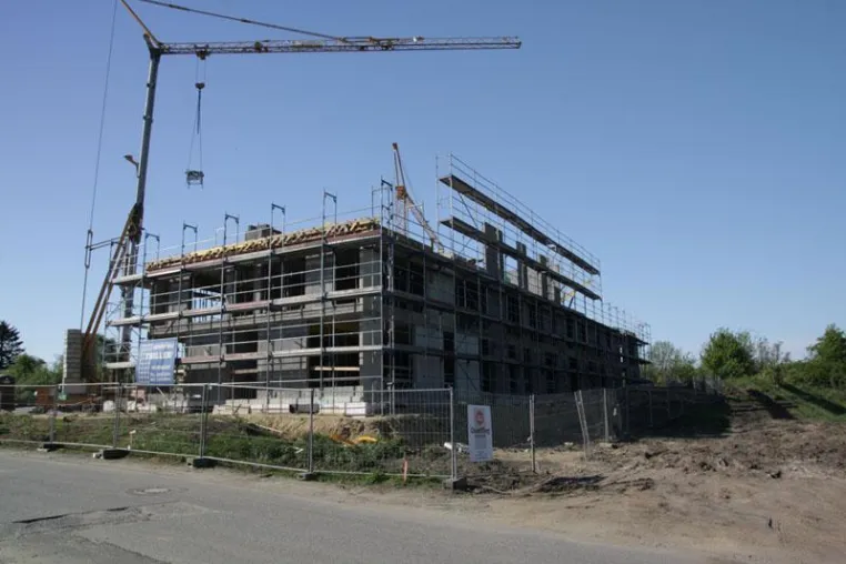 Bild: Richtfest als Zeichen der Expansion