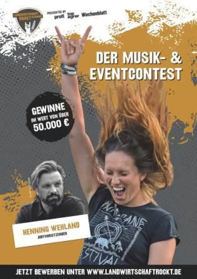 Landwirtschaft rockt: H-Blockx-Frontmann Henning Wehland ist Initiator des neuen Contests.