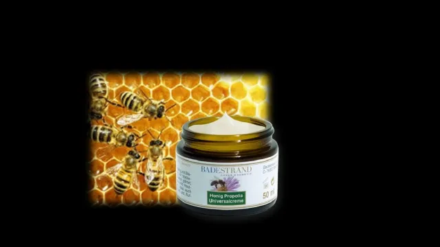 Bild: Schönheit aus dem Bienenreich: Honig-Propolis-Universalcreme von Badestrand Kosmetik GmbH
