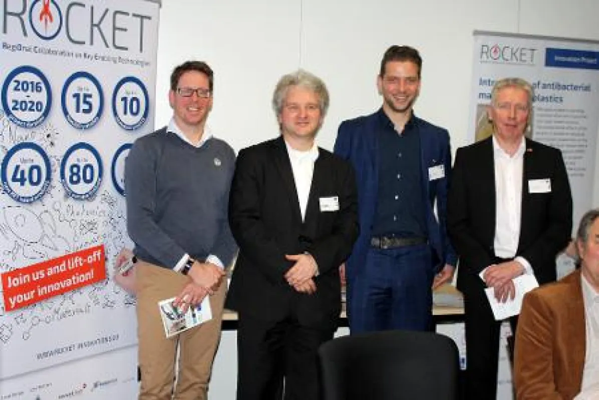 Projektpartner am ROCKET Stand