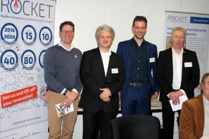 Positives Feedback zum Projekt ROCKET auf der INTERREG Konferenz „High-Tech Systems & Materials“ in Arnheim Bild: Positives Feedback zum Projekt ROCKET auf der INTERREG Konferenz „High-Tech Systems & Materials“ in Arnheim