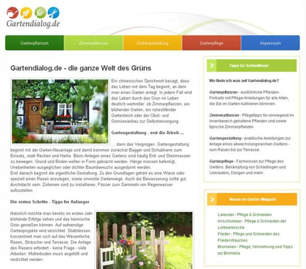 Gartendialog.de - Online-Magazin