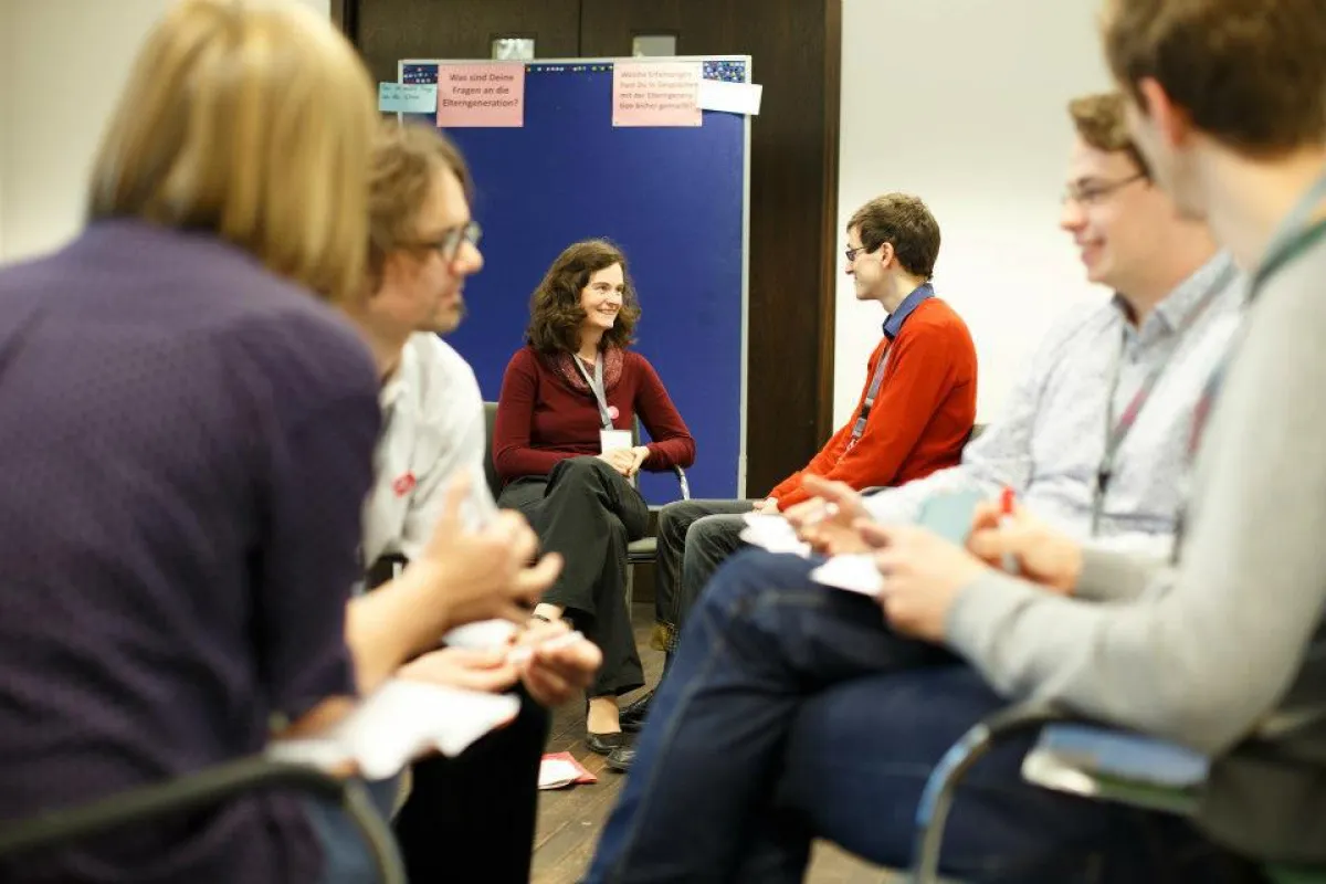 Juliane und Johannes Dietrich beim Biografieworkshop in Berlin, Foto: Ronny Keller