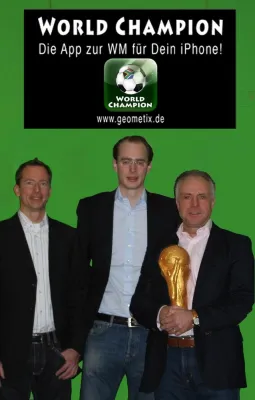 Bild: Mobile App "World Champion" bringt Fußball-WM auf das iPhone