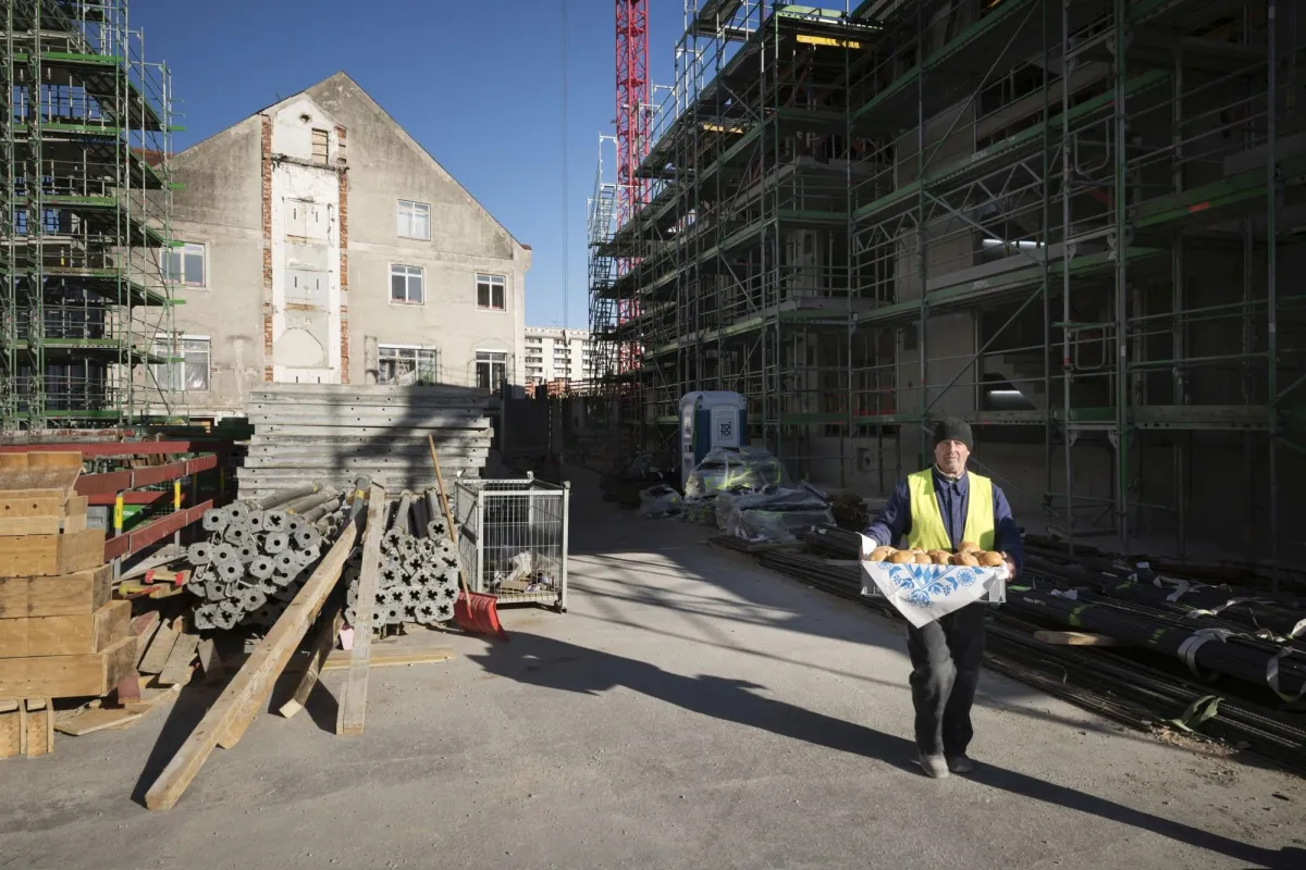 Catering für die Bauarbeiter auf der kupa-Baustelle in München (c) Bauwerk Capital GmbH & Co. KG