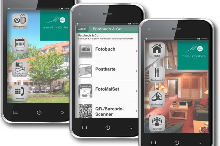 Pantos und Hotel Insel Mühle sorgen für mehr Komfort für Smartphone-Nutzer. Bild: Pantos und Hotel Insel Mühle sorgen für mehr Komfort für Smartphone-Nutzer.
