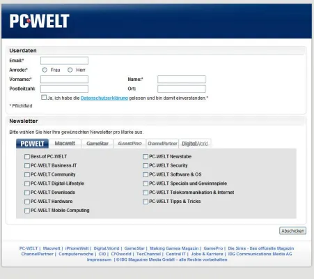 Mit promio.mail können Empfänger ihre Newsletter selbst verwalten Bild: Mit promio.mail können Empfänger ihre Newsletter selbst verwalten