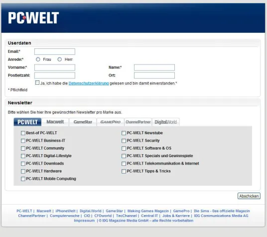 Mit promio.mail können Empfänger ihre Newsletter selbst verwalten Bild: Mit promio.mail können Empfänger ihre Newsletter selbst verwalten