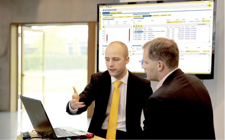 Bild: Integriertes CRM der Software caniasERP auf der IT & Business 2015