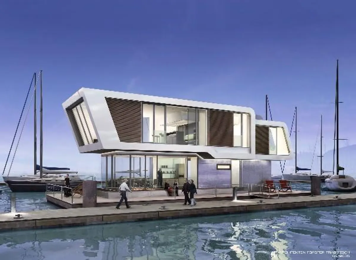 PS3 BRANDSPACE: Ein Designer-Hausboot im Hamburger Hafen als exklusiver Showroom für PLAYSTATION 3.