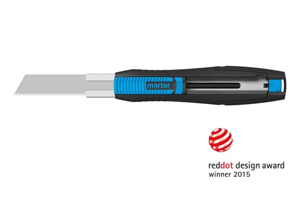 SCHNEIDEN WIE EIN CUTTER. NUR SICHERER. DAS NEUE SECUNORM 380 VON MARTOR. Bild: SCHNEIDEN WIE EIN CUTTER. NUR SICHERER. DAS NEUE SECUNORM 380 VON MARTOR.
