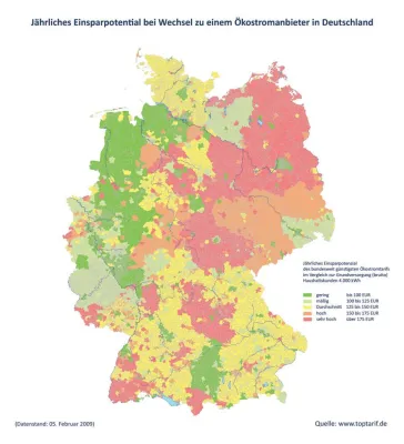Grün und günstig - Ökostrom gewinnt zunehmend an Attraktivität Bild: Grün und günstig - Ökostrom gewinnt zunehmend an Attraktivität