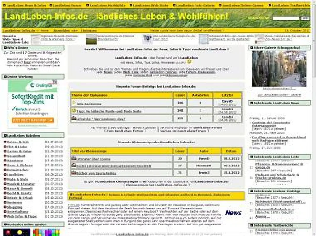 LandLeben-Infos.de Screenshot