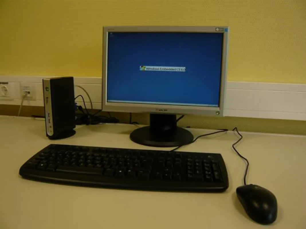 Schülerarbeitsplatz mit Thin Client