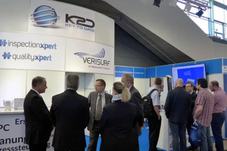 Bild: K2D-KeyToData GmbH: Mit Control Messe-Auftritt sehr zufrieden
