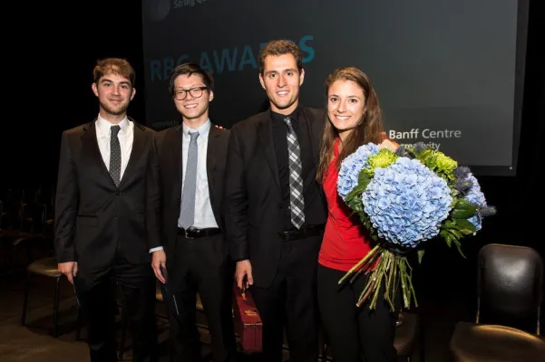 Dover Quartet im Berliner Ernst-Reuter-Saal - Preisgekröntes US-Streichquartett startet Europa-Tournee Bild: Dover Quartet im Berliner Ernst-Reuter-Saal - Preisgekröntes US-Streichquartett startet Europa-Tournee