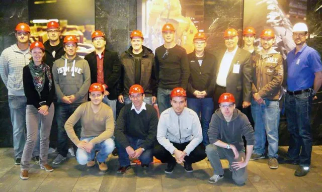Bild: EUFH-Studenten besuchten das Eisenwerk Brühl
